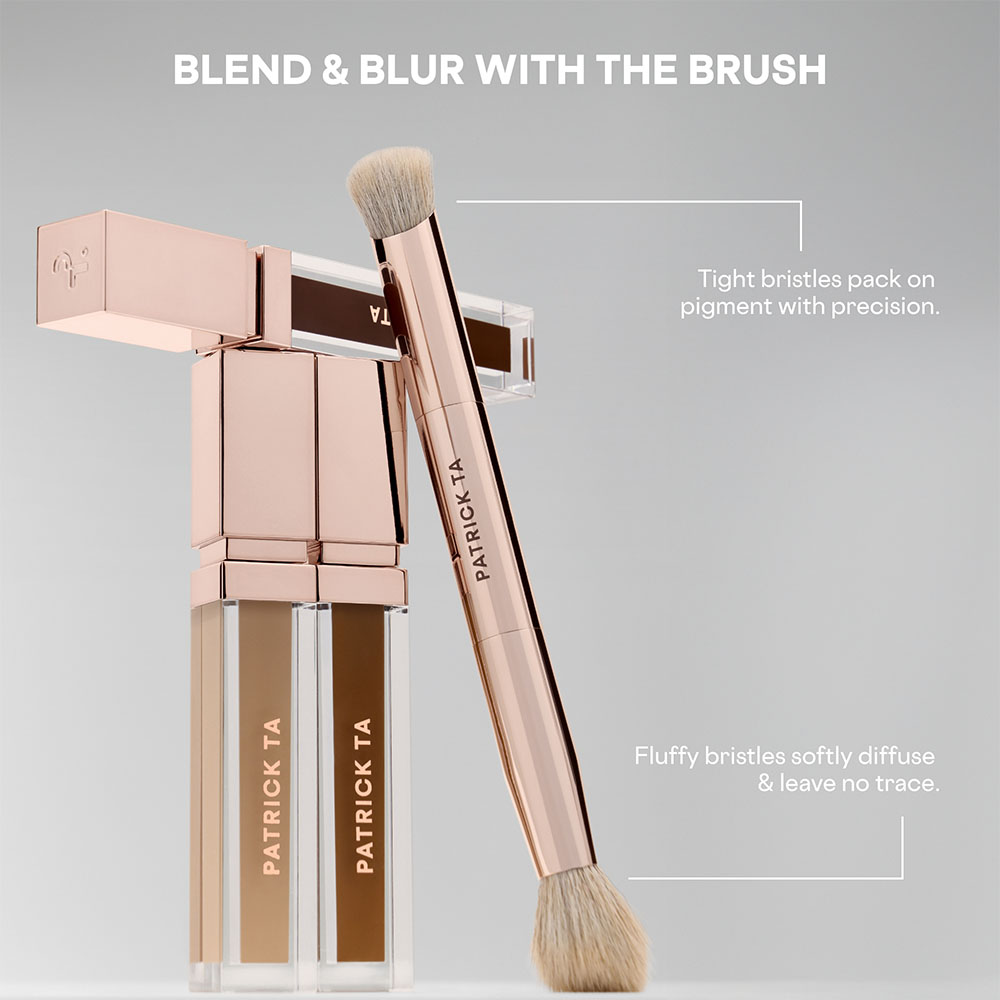 DUAL ENDED CONCEALER BRUSH (BROCHA CON DOBLE PUNTA)